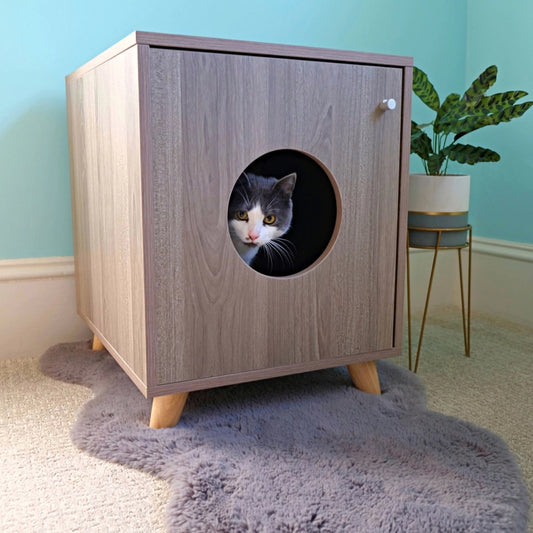 Meuble de litière pour chat caché Midlee (petit) - Midlee Designs