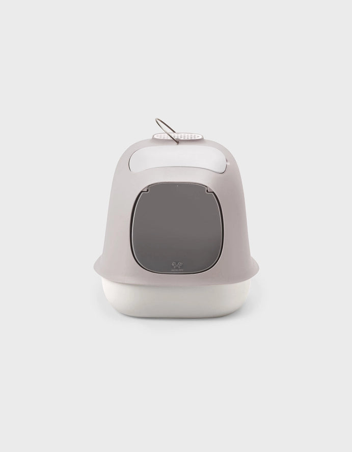 Bac à litière design avec filtre et accessoires de nettoyage - United Pets