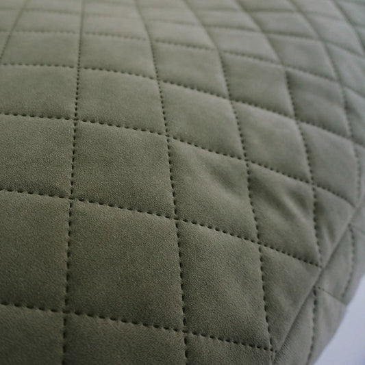 Eiffel - Lit pour chien de luxe, en velours kaki - BAGANE