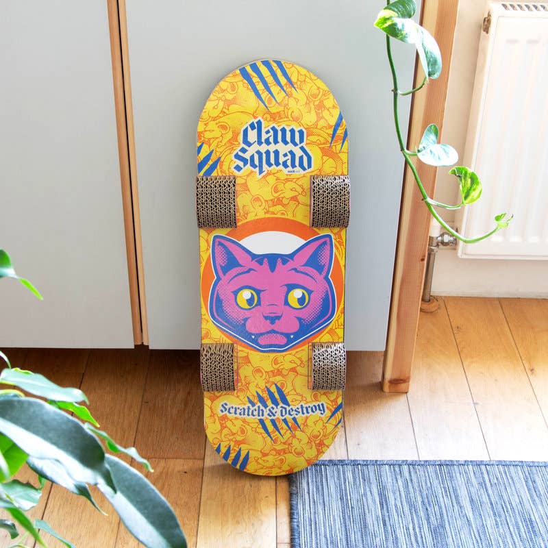 Scratcher pour chat de skateboard - Luckies of London