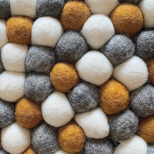 Panier de lit pour animaux domestiques en laine feutrée - Mishum