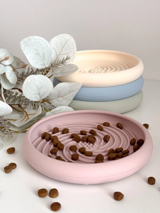 Slow Bowl Ufo pour petits chiens et chats, tapis de léchage pour chien