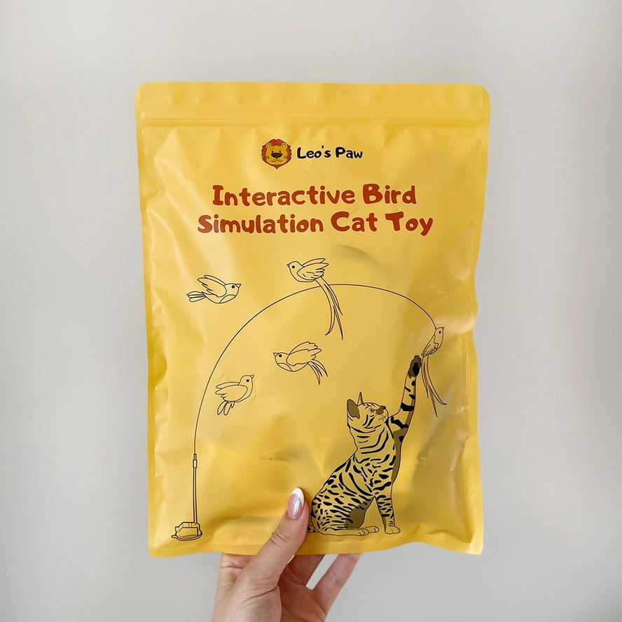 Ensemble de Jouets Interactifs pour Chats - Simulation d'Oiseaux - Leo's Paw