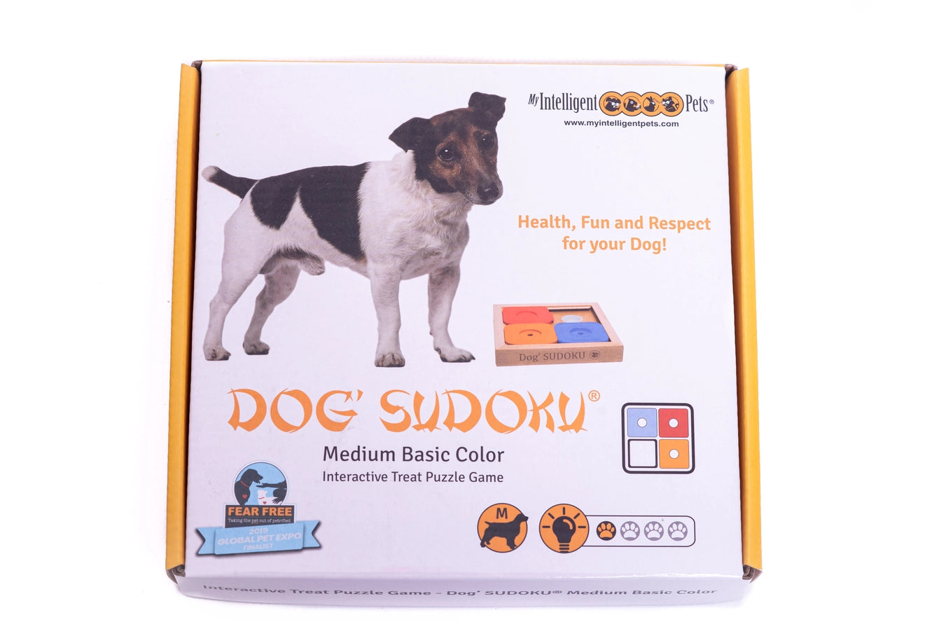 SUDOKU Medium Basic Color - Jeu d'Intelligence Chien - My Intelligent Dogs