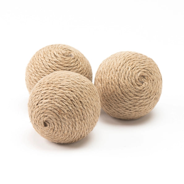 3 balles robuste et naturelle pour chat