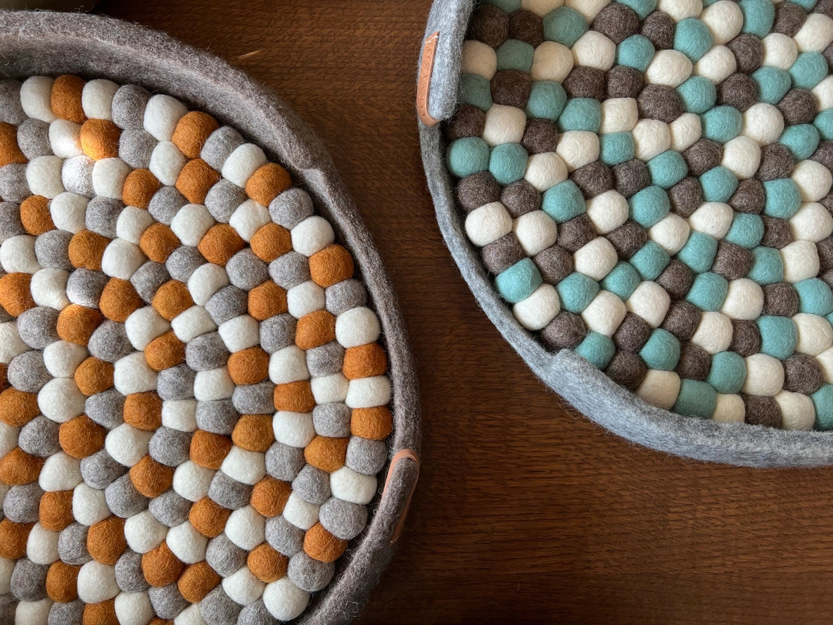 Panier de lit pour animaux domestiques en laine feutrée - Mishum