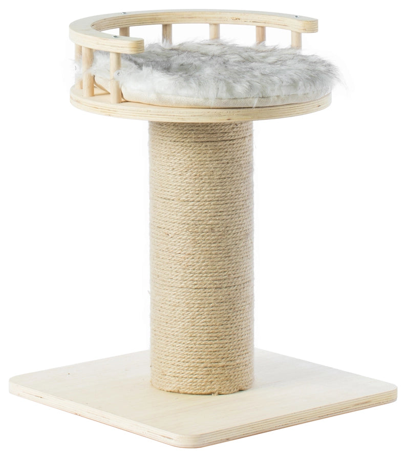Arbre à Chat en Sisal en Bois avec Lit Pour Animal Domestique - Quickway Imports