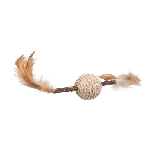 Boule à Plumes Matatabi & Sisal – Jouet Euphorisant pour Chat - A PET STORE