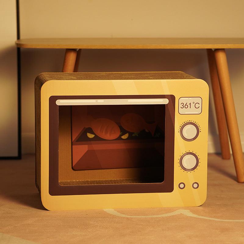 The Ultimate Cat Entertainment Center: Radio Cat Scratcher With Integrated Cat Litter – vue 5
