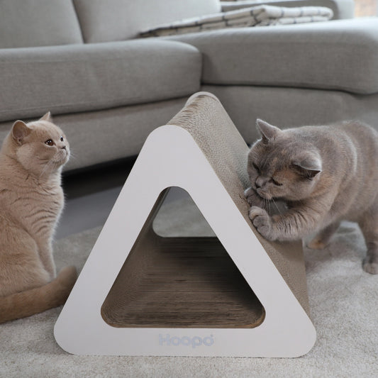 Meubles à gratter triangulaires pour chats - Jouets pour chats écologique - Hoopo