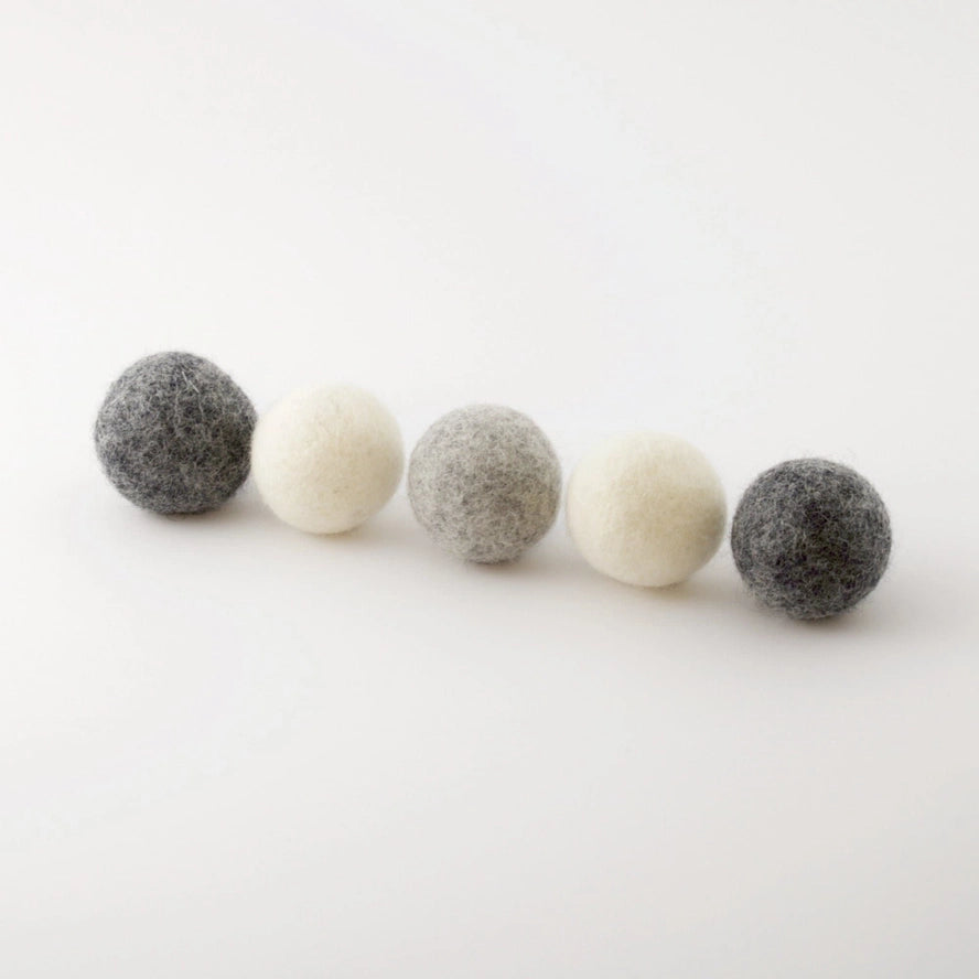 Lot de 5 pelotes de laine pour chats - Pawsome Pet Toys