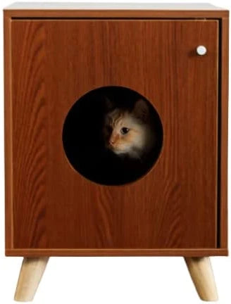 Meuble à Litière Pour Chat Caché - Midlee Designs