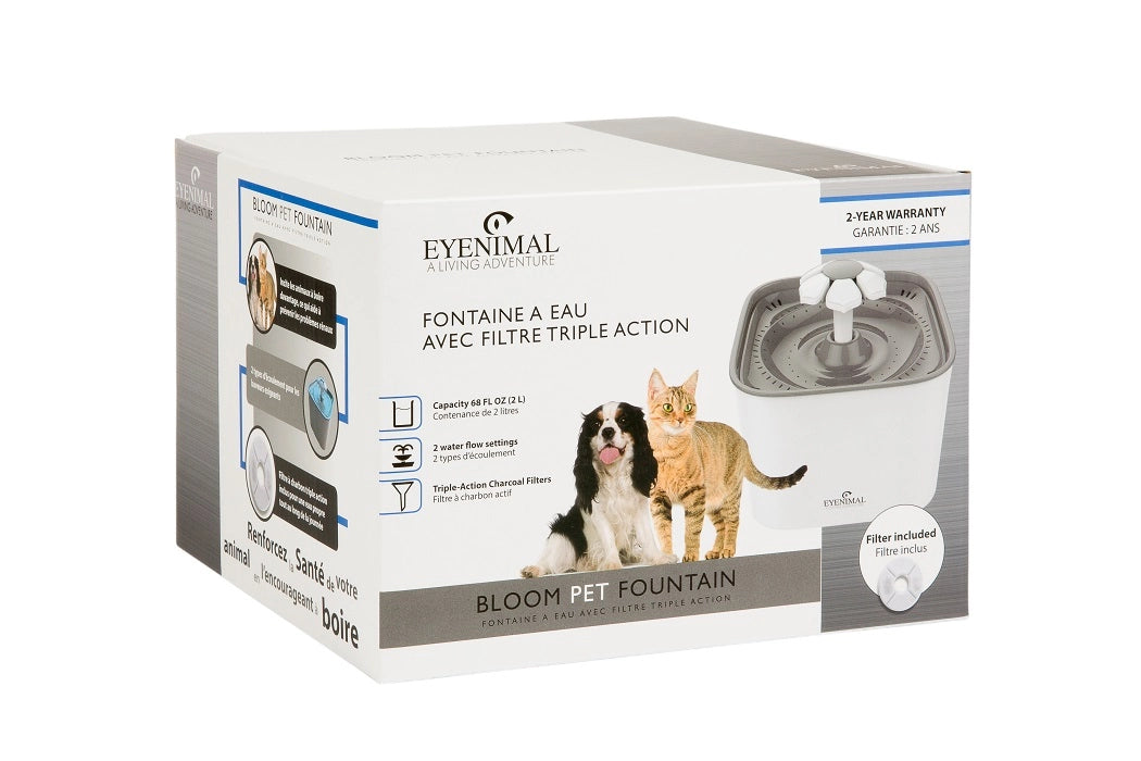 Fontaine à eau EYENIMAL BLOOM PET FOUNTAIN - NUM'AXES
