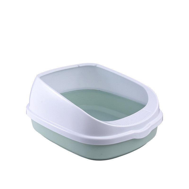 Oversized Splash-Proof Semi-Enclosed Cat Litter Box: The Ultimate Kitten Haven