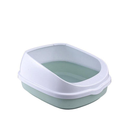 Oversized Splash-Proof Semi-Enclosed Cat Litter Box: The Ultimate Kitten Haven – vue 5
