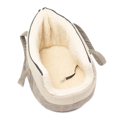 Sac de transport en laine mérinos pour chat et petit chien – CottoHouse – vue 3