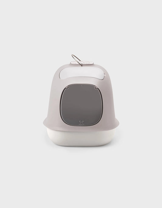 Bac à litière design avec filtre et accessoires de nettoyage - United Pets
