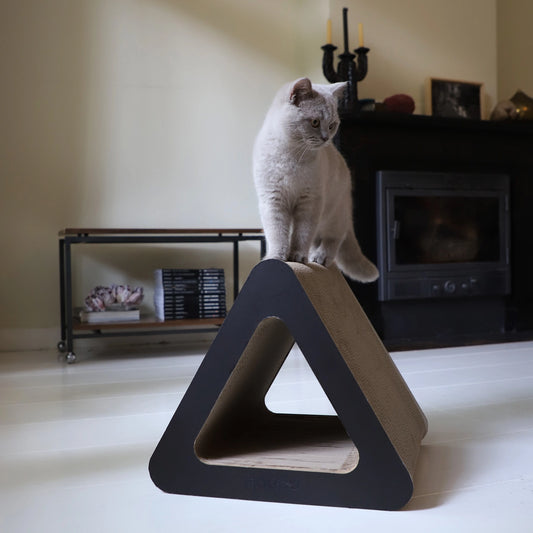 Meubles à gratter triangulaires pour chats - Jouets pour chats écologique - Hoopo