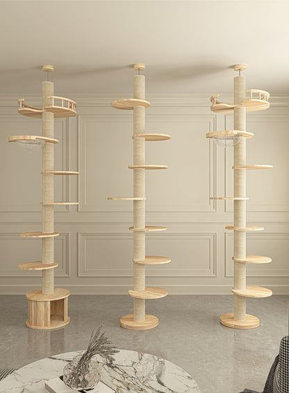 HONEYPOT CAT Solid Wood Cat Tree - 200817 (290cm) – vue 4