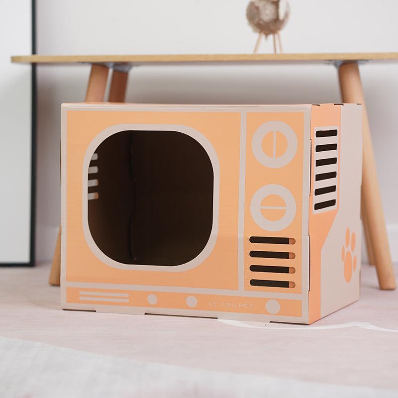 The Ultimate Cat Entertainment Center: Radio Cat Scratcher With Integrated Cat Litter – vue 2