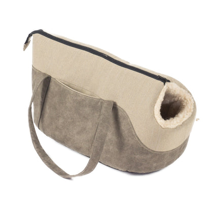 Sac de transport en laine mérinos pour chat et petit chien – CottoHouse – vue 5