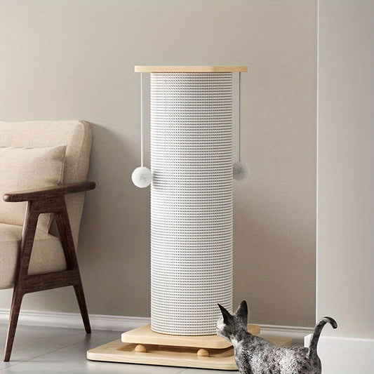 Griffoir en sisal avec jouet, base stable et escalade pour chat - DIYSTORE