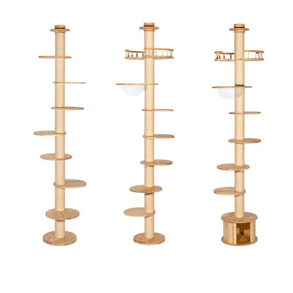 HONEYPOT CAT Solid Wood Cat Tree - 200817 (290cm) – vue 5