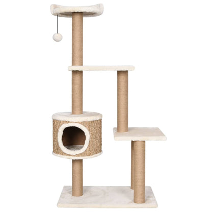 NNEVL Cat Tree with Scratching Post 123cm Seagrass – vue 4