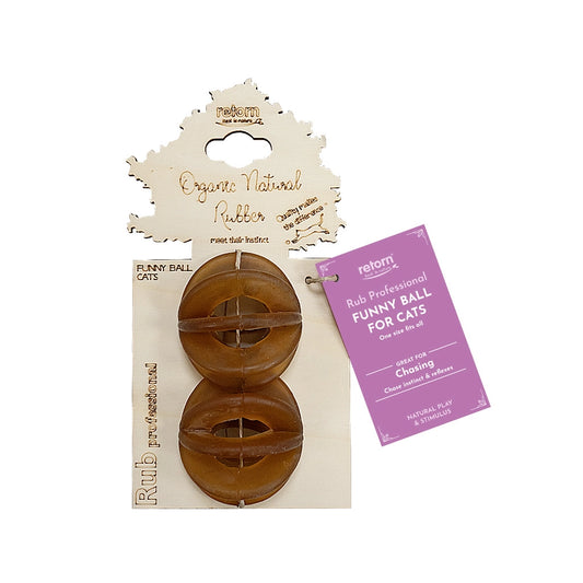 Jouet pour chats Rub Funny Ball Cats X2 - POCURULL SL (Retorn)