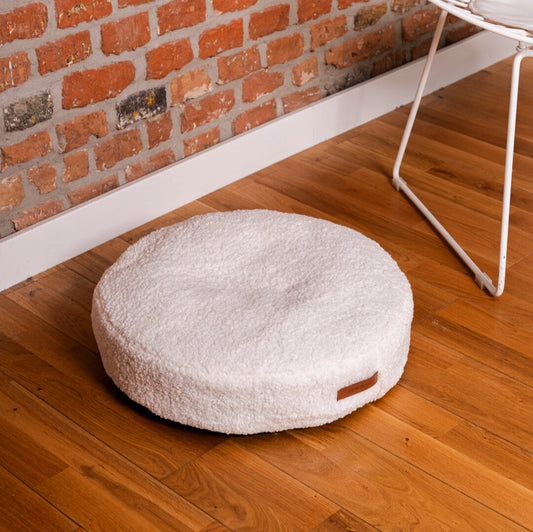 Lit rond COCO TEDDY beige pour chiens et chats - Rexproduct Sp. z o.o. Sp. k.