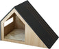 Maison pour chat | bois | noir | 75 x 50 x 53 cm - STUDIO ANIMAUX