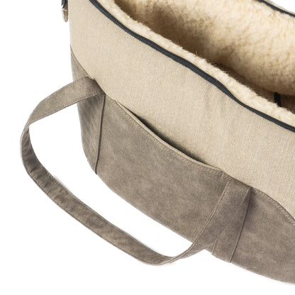 Sac de transport en laine mérinos pour chat et petit chien – CottoHouse – vue 7