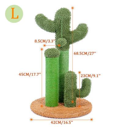 Cactus Cat Tree Toy – vue 2