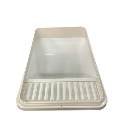 High Back Cat Litter Tray Large - Pet Fresh Clean Kitten Toilet Box – vue 4