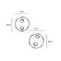  Illustration montrant un jouet en caoutchouc naturel Rub Hole de 4 cm de diamètre, parfait pour stimuler les chiens curieux.
