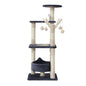 NNEDSZ Cat Tree Scratching Post Scratcher Cat Tree Tower Condo House toys 110cm