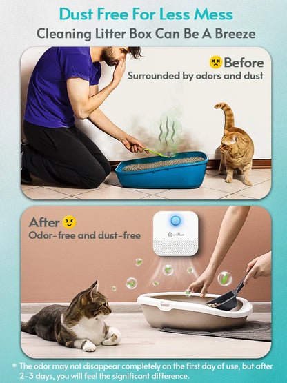 Smart Cat Litter Box Odor Purifier and Deodorizer – vue 4