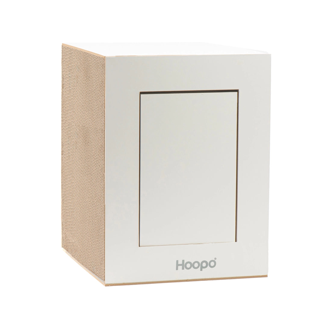 Table griffoir en blanc avec la trappe fermée 