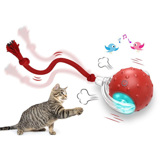 Balle Interactive pour Chat - Roulement Rapide Automatique - VIGOR
