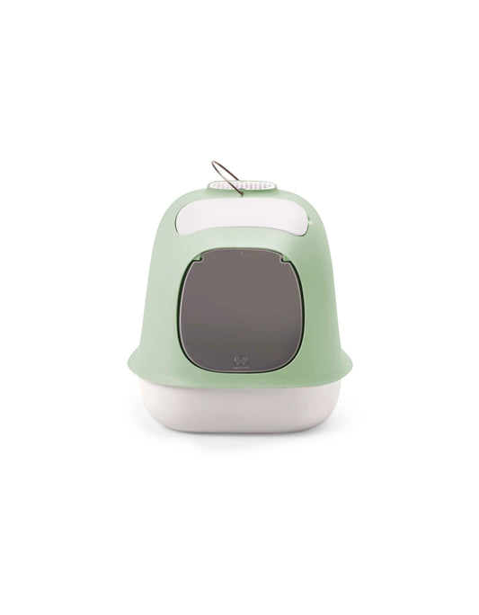 Bac à litière design avec filtre et accessoires de nettoyage - United Pets