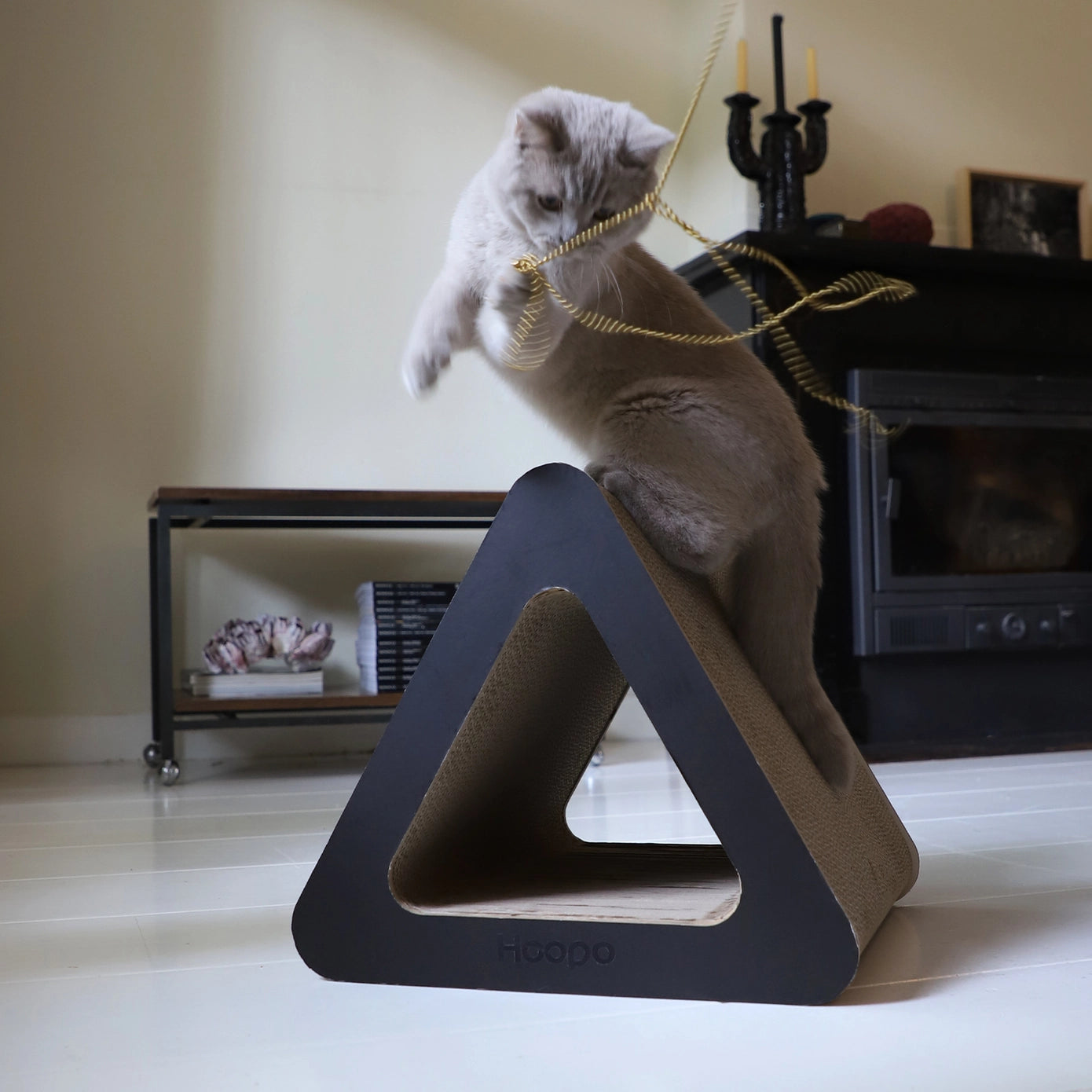 Meubles à gratter triangulaires pour chats - Jouets pour chats écologique - Hoopo