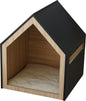 Niche pour animaux | bois | noir | 58 x 58 x 65 cm - STUDIO ANIMAUX