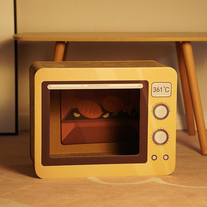 The Ultimate Cat Entertainment Center: Radio Cat Scratcher With Integrated Cat Litter – vue 5