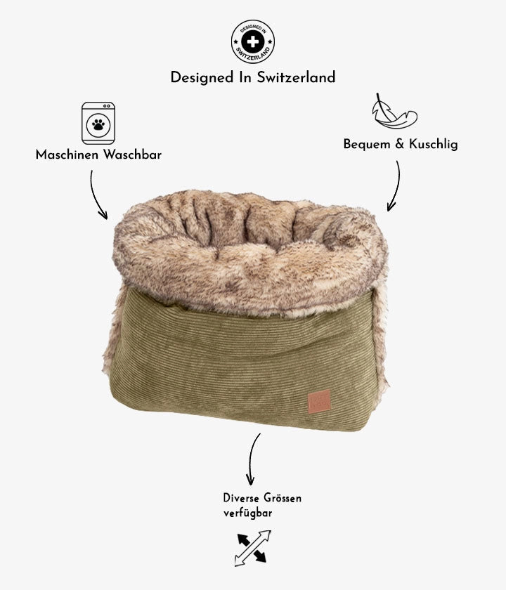 Câble câlin (fausse fourrure) - Sable - PET & Co. eine Marke von Variance GmbH