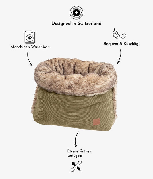 Câble câlin (fausse fourrure) - Sable - PET & Co. eine Marke von Variance GmbH