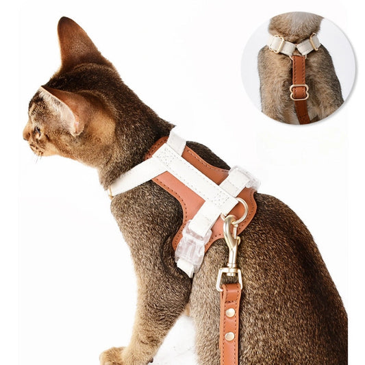 Loofie - Harnais pour animaux de compagnie en cuir végétal coloré - Cheerhunting