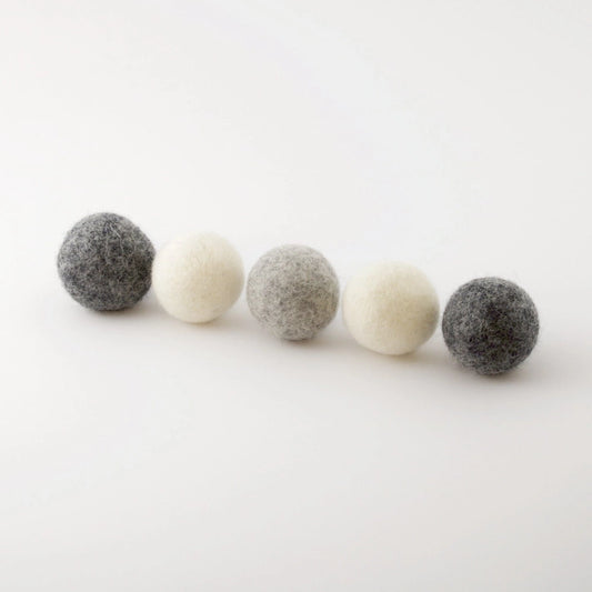 Lot de 5 pelotes de laine pour chats - Pawsome Pet Toys