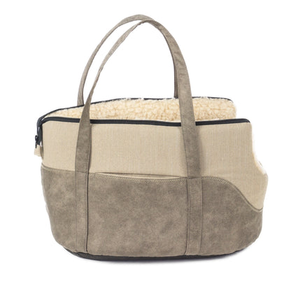 Sac de transport en laine mérinos pour chat et petit chien – CottoHouse – vue 6