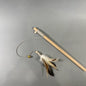 Jouet pour Chat Naturel - Plumes et Clochette - Baguette pour Chat - Pawsome Pet Toys