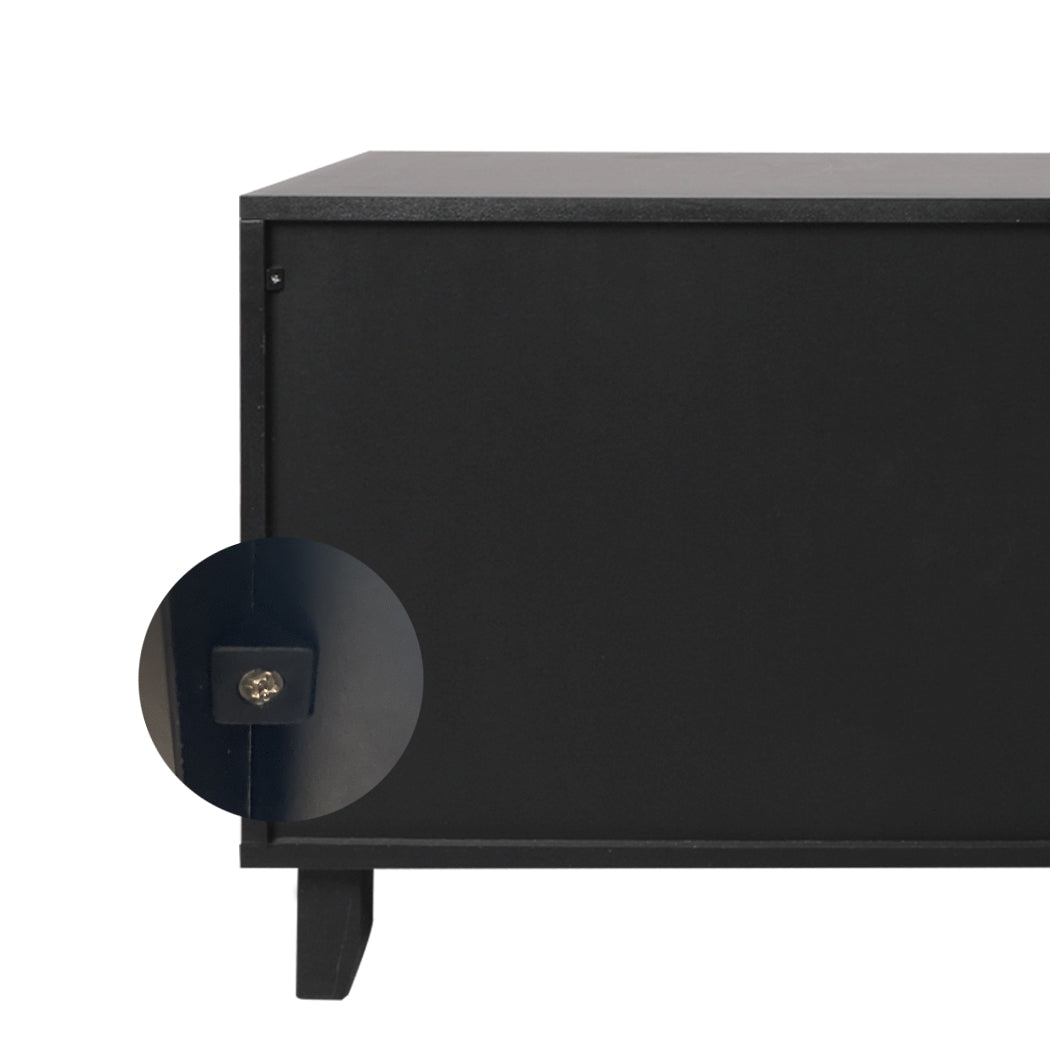 PaWz Enclosed Cat Litter Cabinet Box Black – vue 5